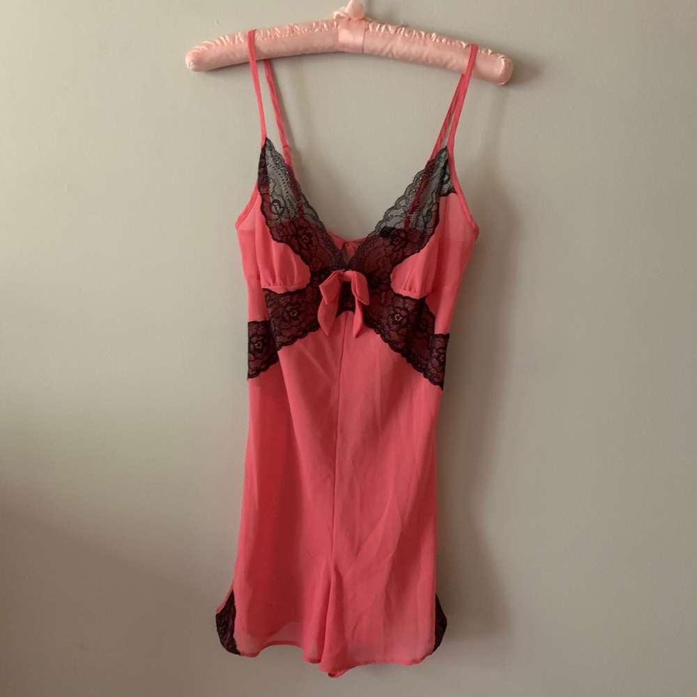 Adore me hot pink romper